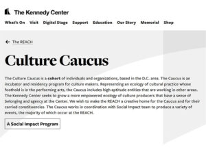 1882 Foundation Culture Caucus