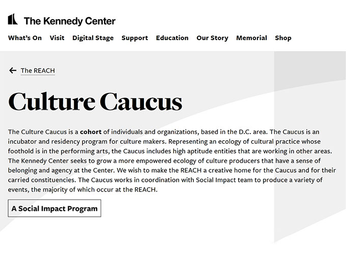1882 Foundation Culture Caucus