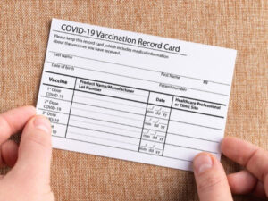 Covid Vaccination Card